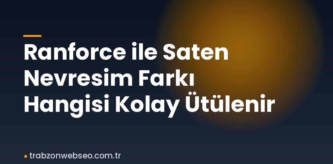 Ranforce ile Saten Nevresim Farkı Hangisi Kolay Ütülenir Ranforce ile Saten Nevresim Farkı Hangisi Kolay Ütülenir